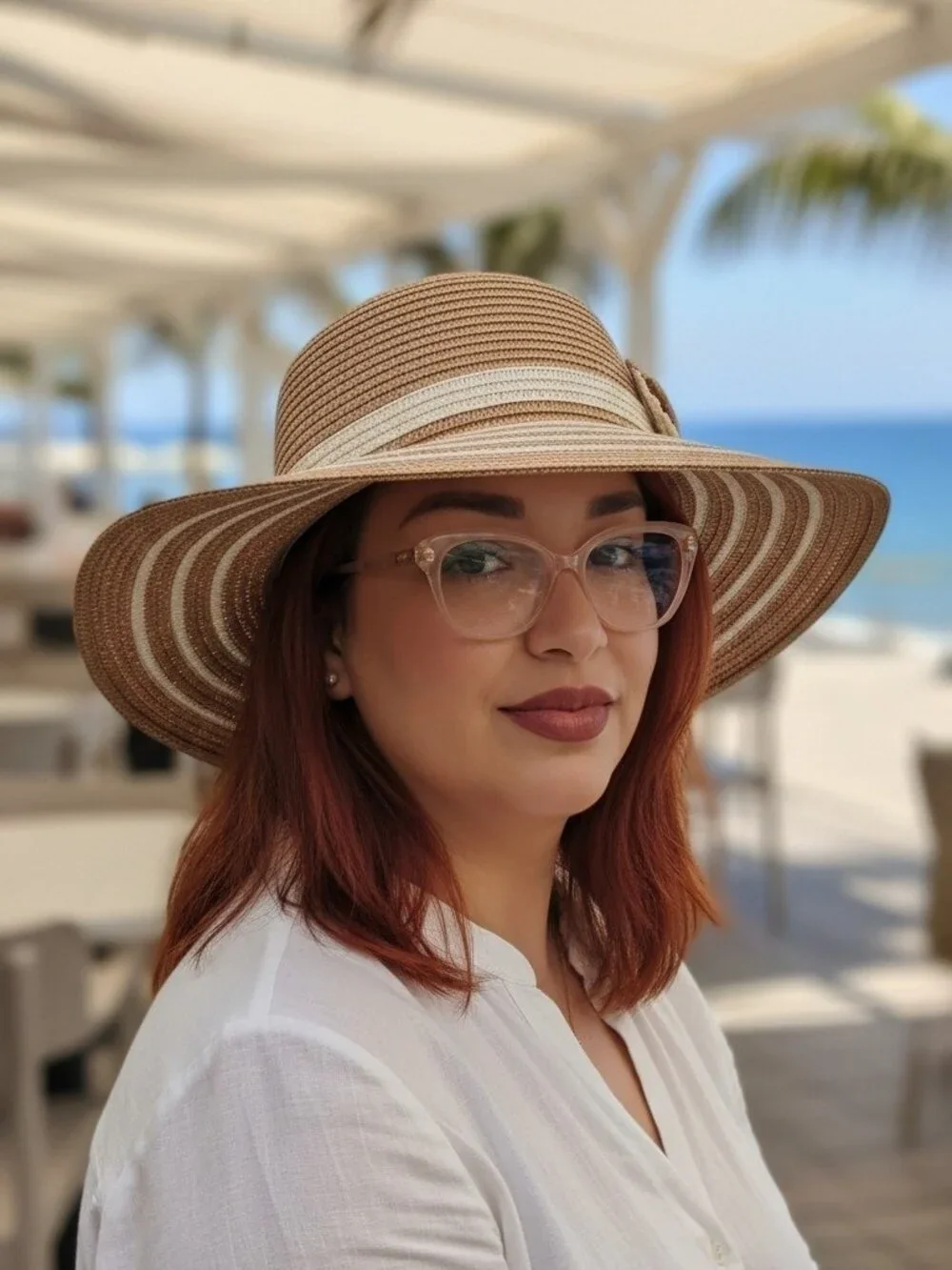 Chic Wide Brim Straw Hat